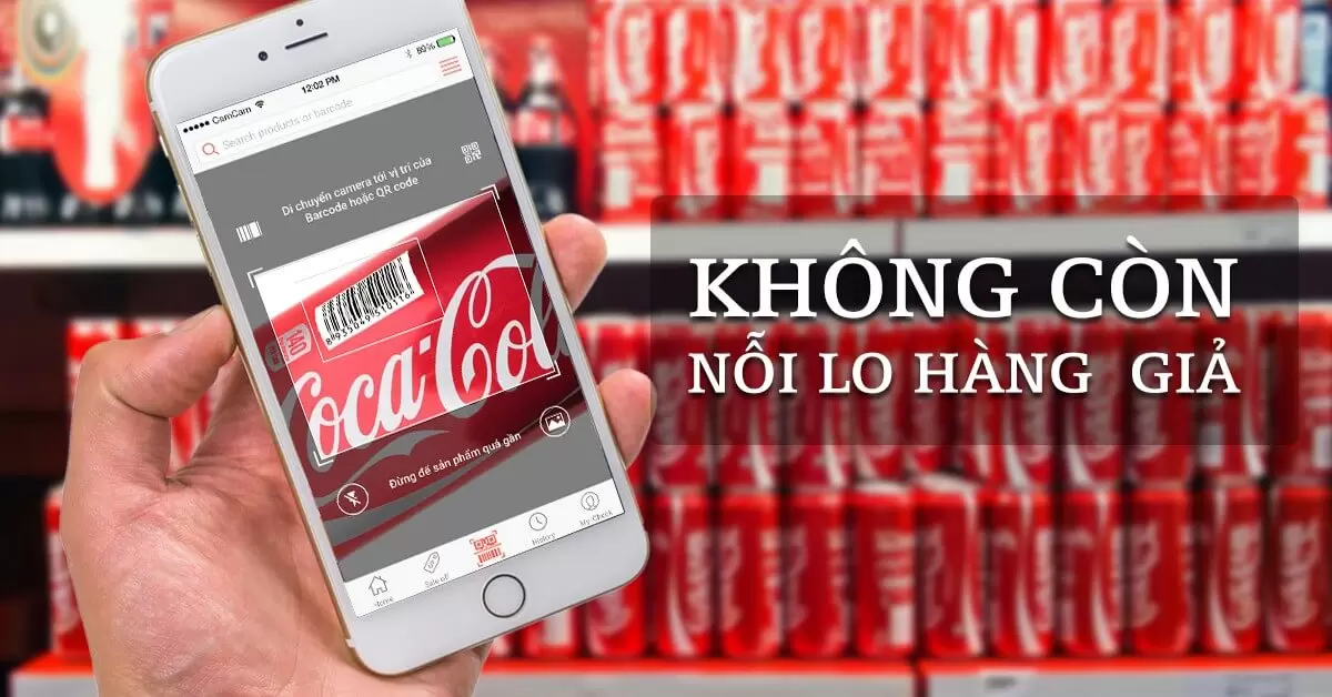 Phần mềm quét mã vạch giúp người tiêu dùng xoá tan nỗi lo hàng giả, hàng nhái.