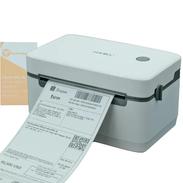 Máy in đơn hàng TMDT Zywell ZY-909 [In đơn A6 Từ Điện Thoại]