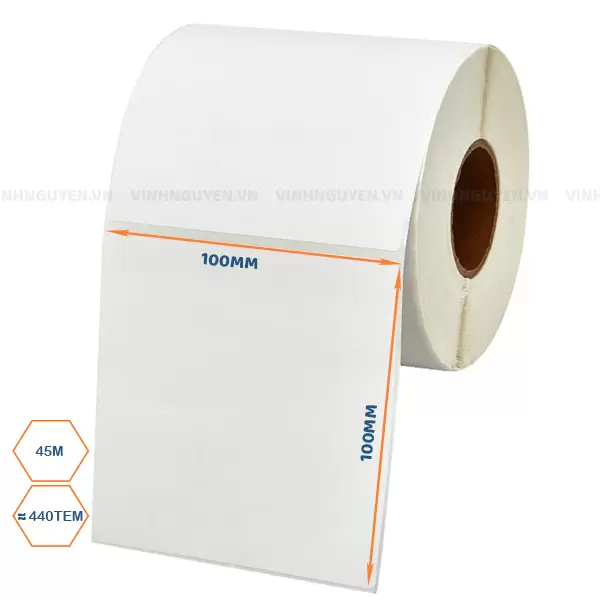 Decal vận chuyển cho nhà xe sử dụng vexere.vn - Giấy in vé xe rẻ 100x100mm