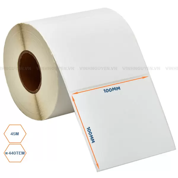 Decal vận chuyển cho nhà xe sử dụng vexere.vn - Giấy in vé xe rẻ 100x100mm