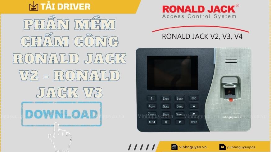 Tải - download phần mềm chấm công Ronald Jack V2, Ronald Jack V3