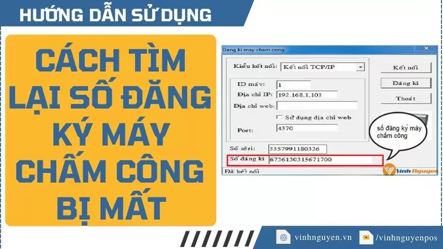 cách tìm lại số đăng ký bị mất
