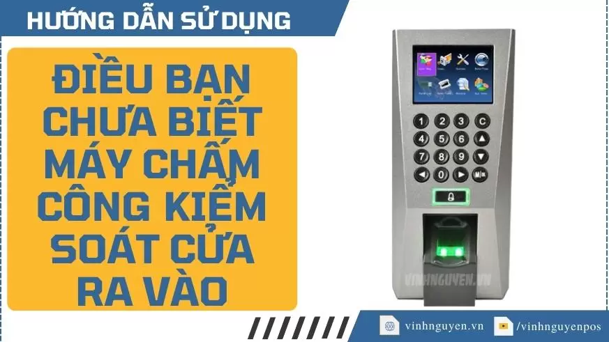 máy chấm công kiểm soát cửa ra vào 1 