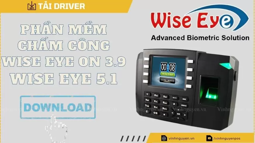 phần mềm chấm công wise eye on 3.9