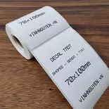 Decal Giấy In Nhiệt 75x100mm (A7) Giấy in nhiệt A7