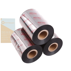 Ruy Băng Mực In Mã Vạch Resin Ricoh D110A (110x300m)