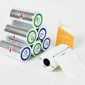 100 cuộn giấy in hóa đơn tính tiền nhiệt K80 - 45MM