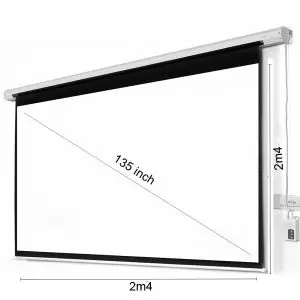 Màn chiếu điện 135 inch